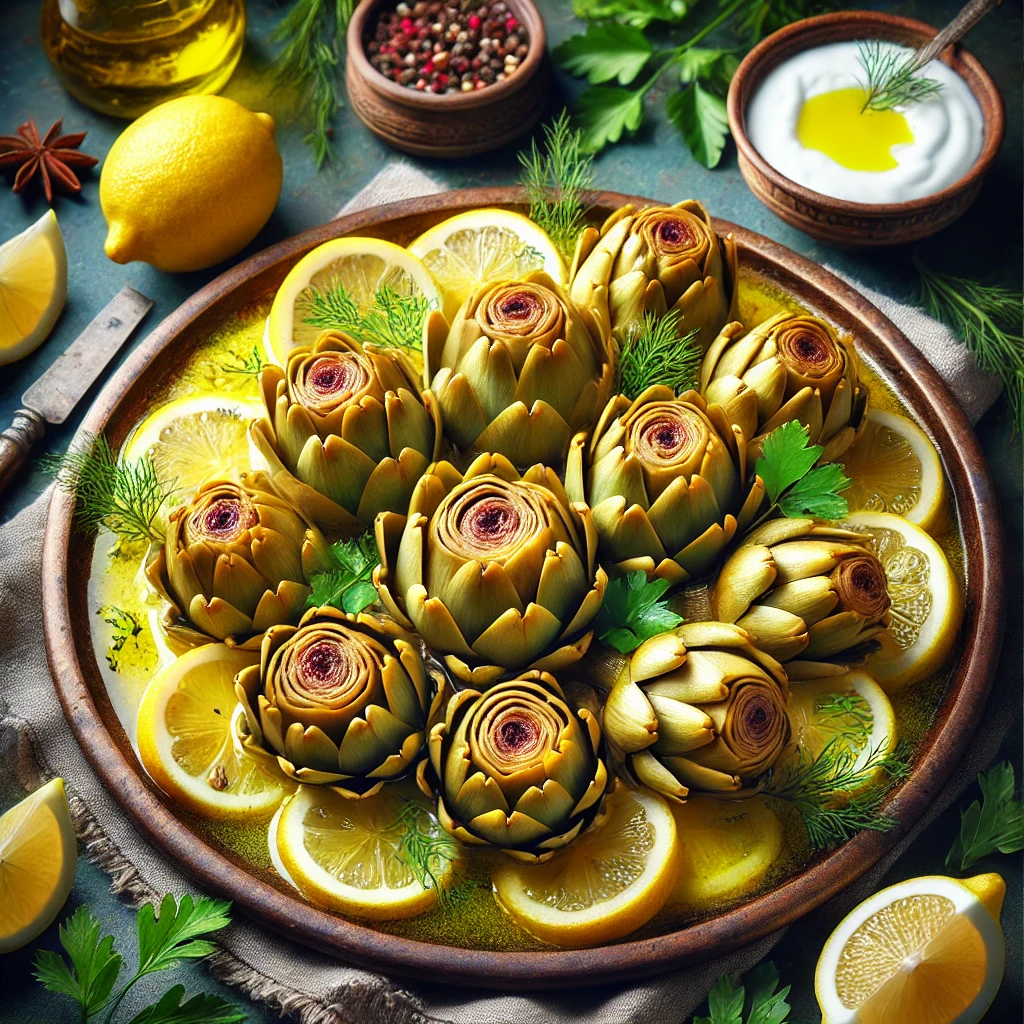 Zeytinyağlı Enginar Tarifi