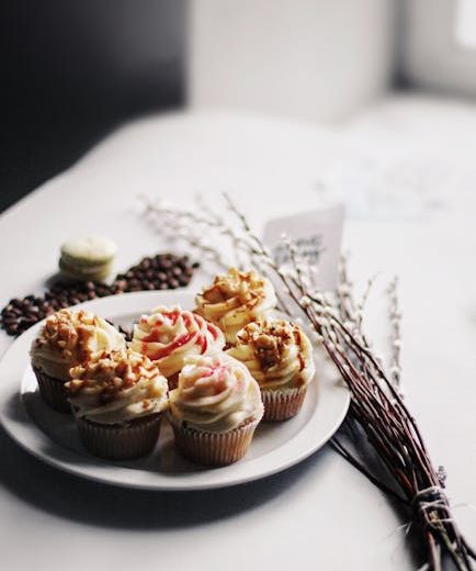 Ev Yapımı Çikolatalı Kremalı Muffin