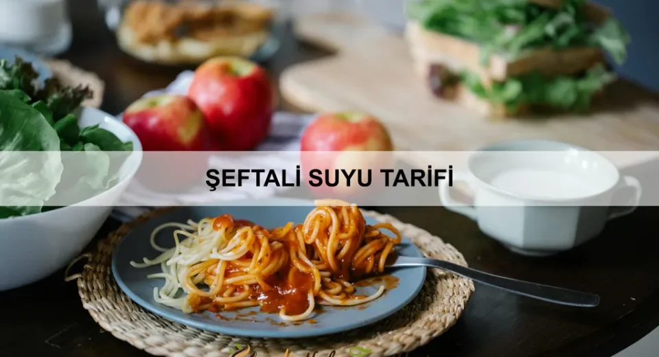 Şeftali Suyu Tarifi