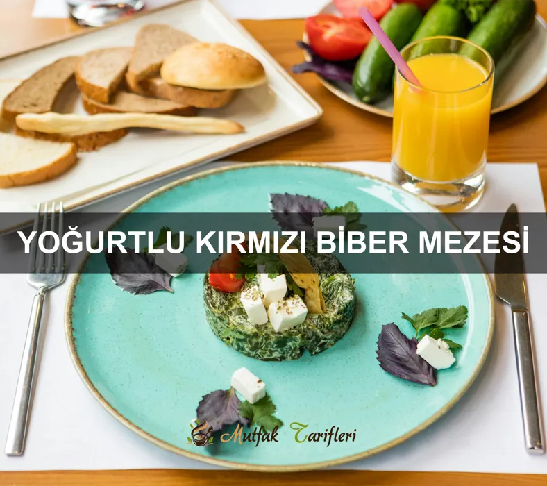 Yoğurtlu Kırmızı Biber Mezesi