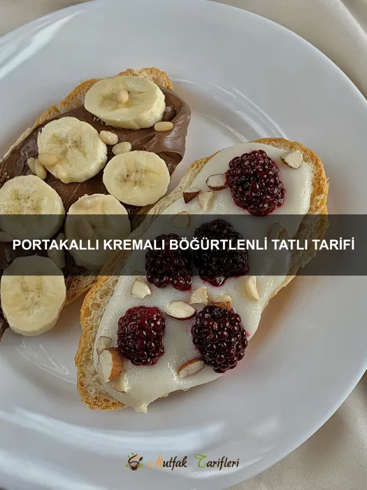 Portakallı Kremalı Böğürtlenli Tatlı Tarifi