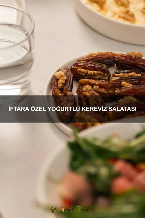 İftara Özel Yoğurtlu Kereviz Salatası