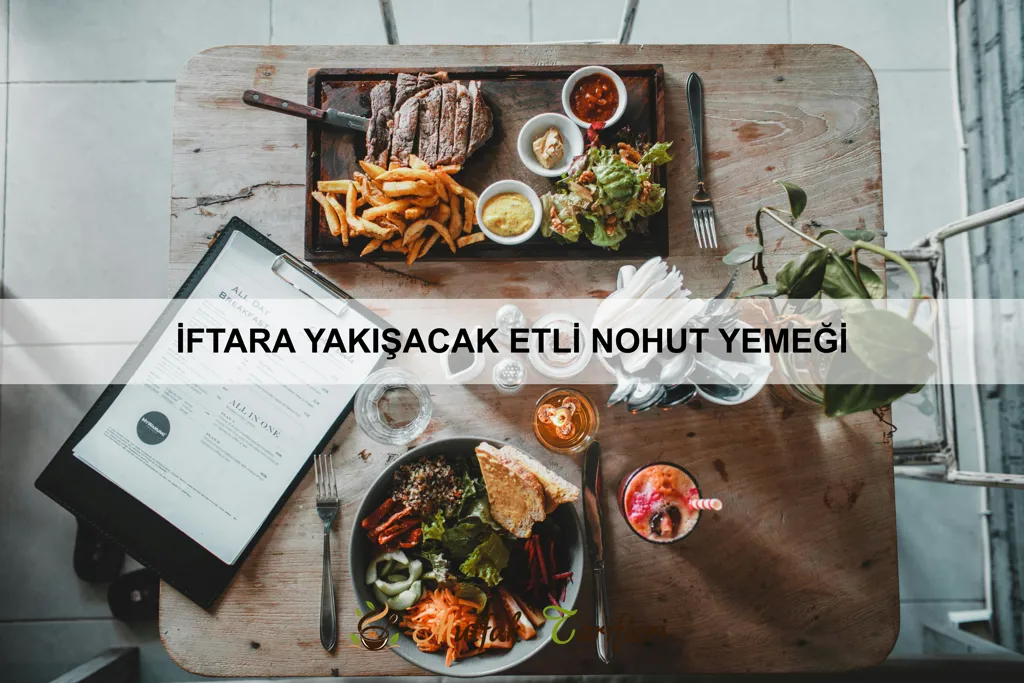 İftara Yakışacak Etli Nohut Yemeği