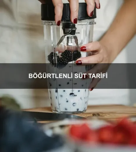 Böğürtlenli Süt Tarifi