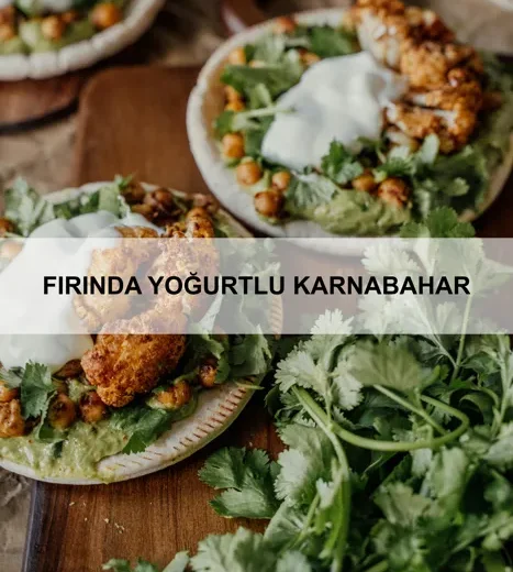Fırında Yoğurtlu Karnabahar