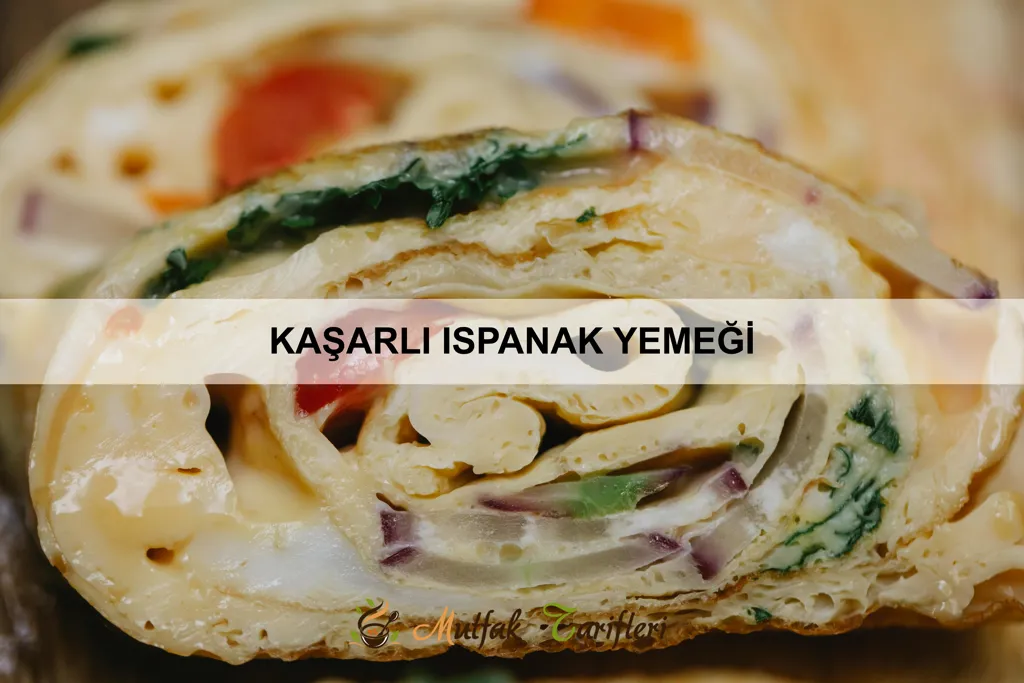 Kaşarlı Ispanak Yemeği