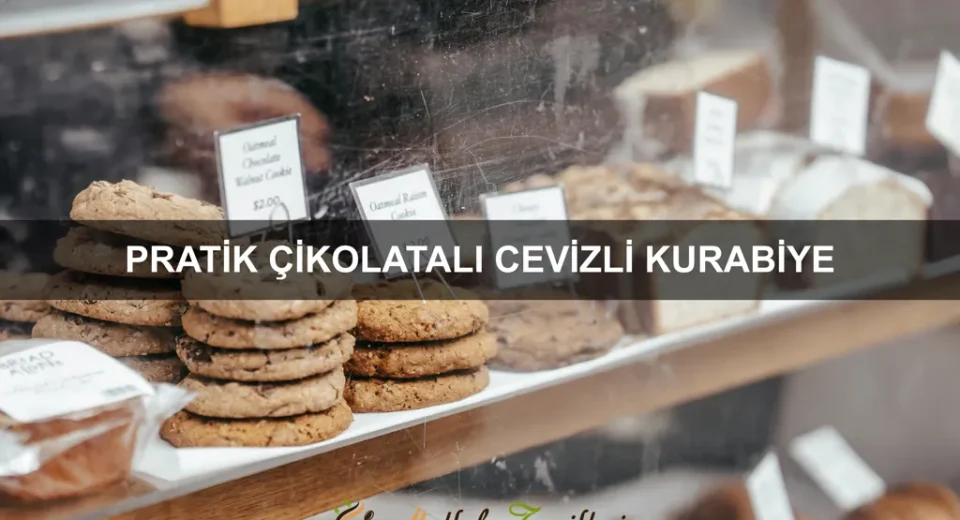 Pratik Çikolatalı Cevizli Kurabiye