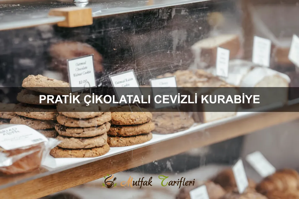 Pratik Çikolatalı Cevizli Kurabiye