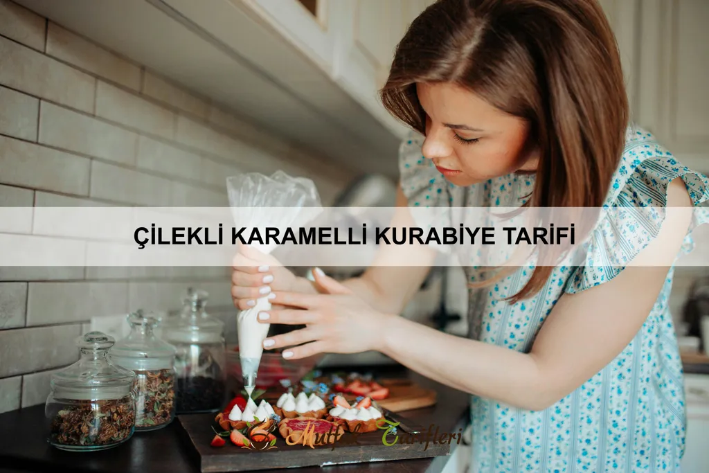 Çilekli Karamelli Kurabiye Tarifi