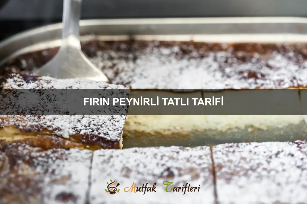 Fırın Peynirli Tatlı Tarifi